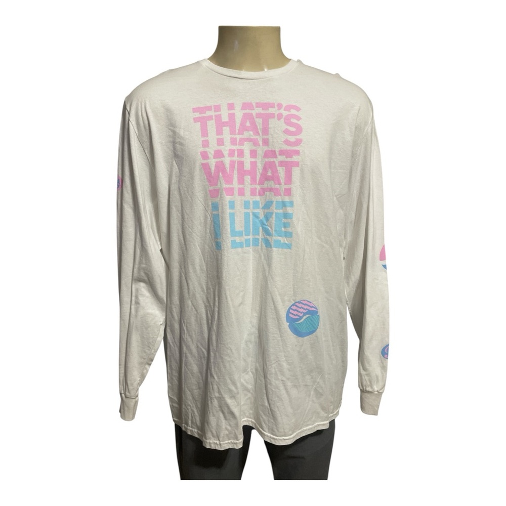Pepsi White Graphic Long Sleeve Shirt